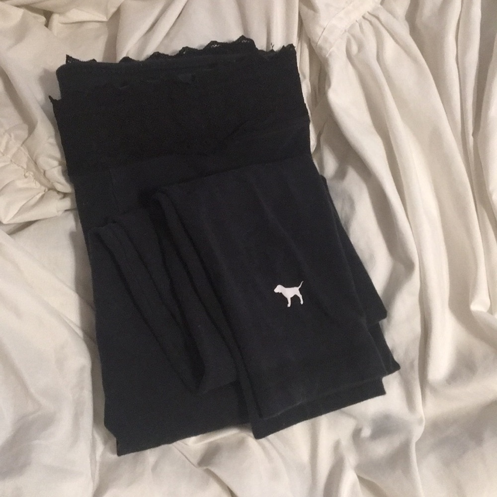 Victoria’s Secret Pink black Leggings